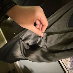 Anthropologie Daily Practice Gray slip dress